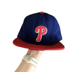 New Era Philadelphia Phillies Logo Fitted Hat 7 1/2